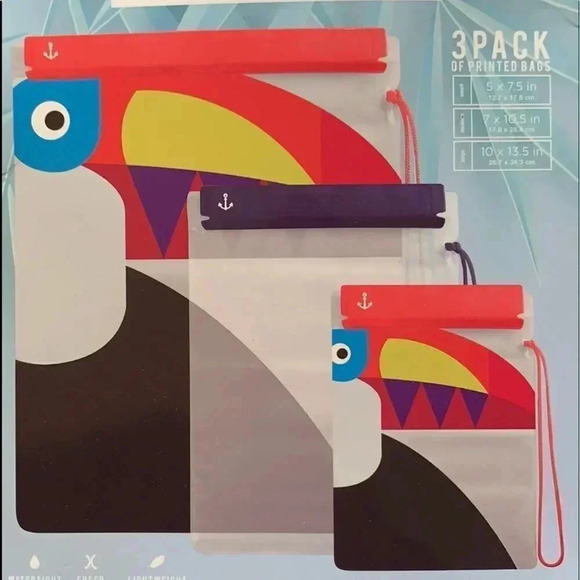 South Beach 3 Pack Water Proof Bags - Picture 7 of 9